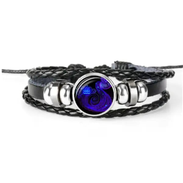 Zodiac Sign Bracelet For Men Women Kids