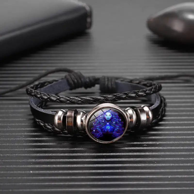 Zodiac Sign Bracelet For Men Women Kids