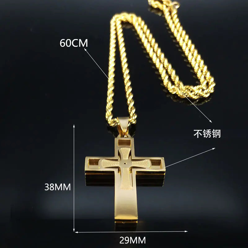 Stylish Men's Cross Necklace