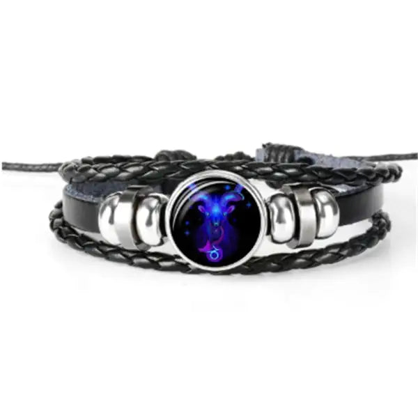 Zodiac Sign Bracelet For Men Women Kids