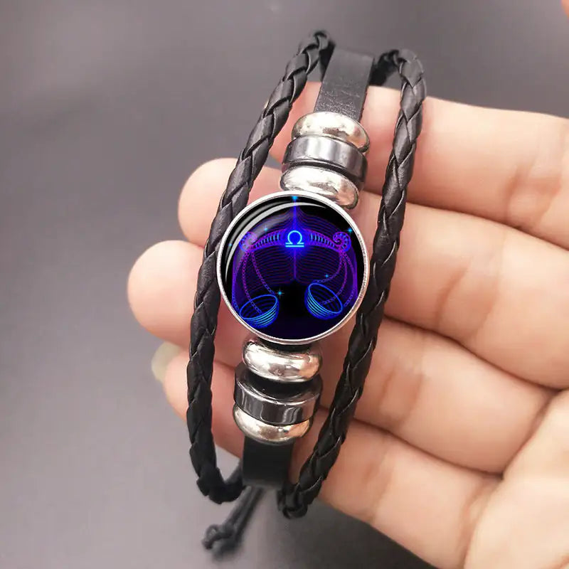 Zodiac Sign Bracelet For Men Women Kids