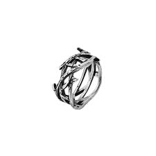 Vintage Jesus Thorn Crown Titanium Steel Ring