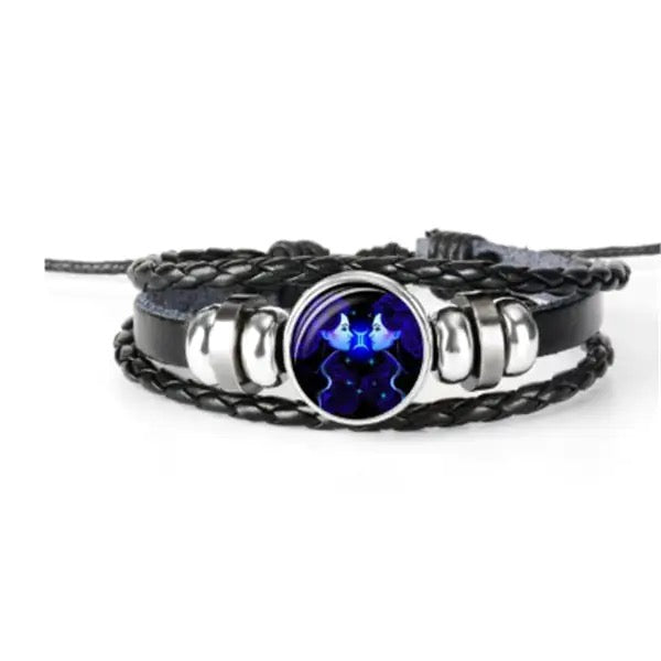 Zodiac Sign Bracelet For Men Women Kids