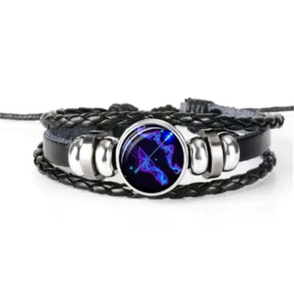 Zodiac Sign Bracelet For Men Women Kids