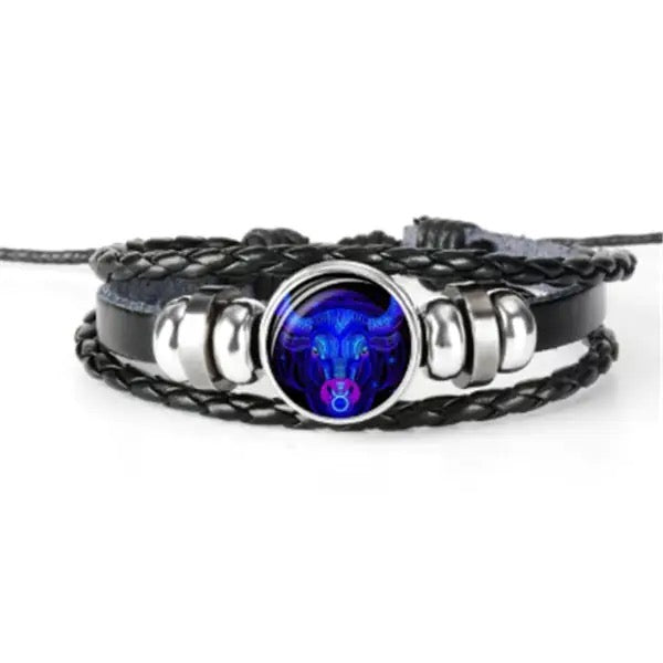 Zodiac Sign Bracelet For Men Women Kids