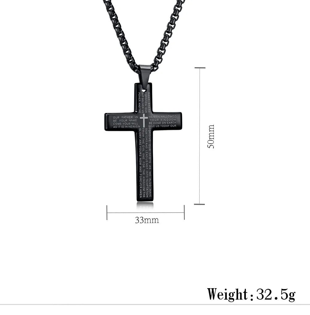 Stainless Steel Cross Necklace