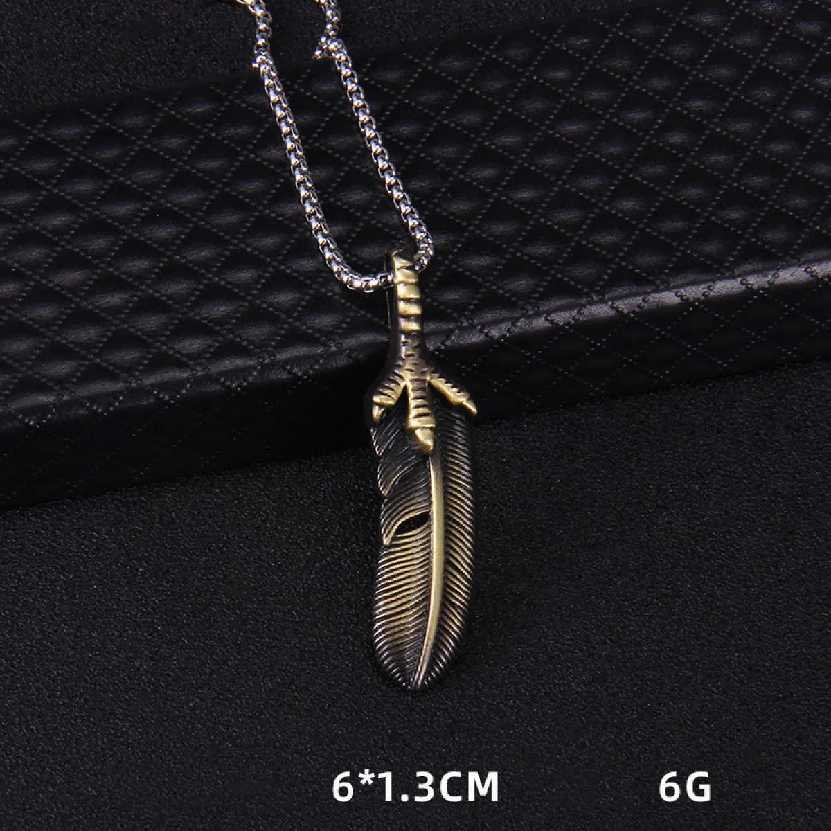 Eagle Claw Feather Necklace Pendant