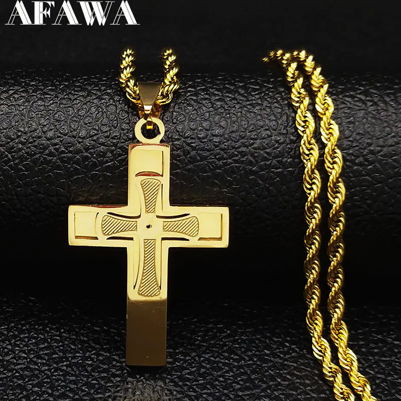 Stylish Men's Cross Necklace