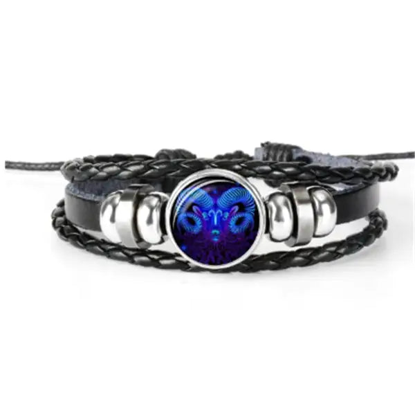 Zodiac Sign Bracelet For Men Women Kids