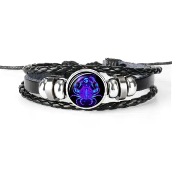 Zodiac Sign Bracelet For Men Women Kids