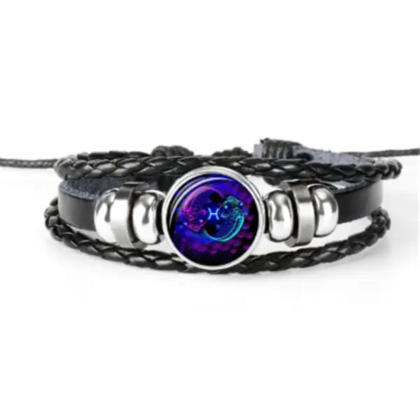 Zodiac Sign Bracelet For Men Women Kids