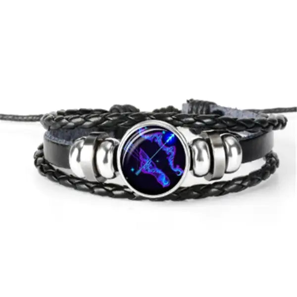 Zodiac Sign Bracelet For Men Women Kids