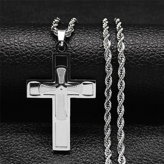 Stylish Men's Cross Necklace