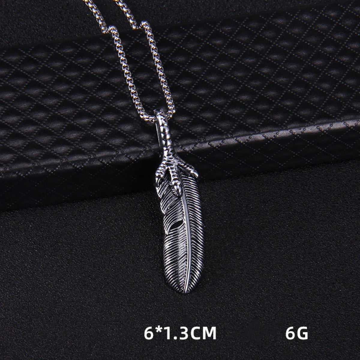 Eagle Claw Feather Necklace Pendant