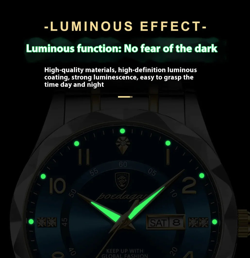 Men's Elegant Quartz Luminous Watch